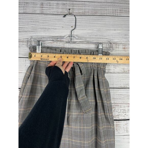 LA Hearts Gray Plaid Pleated Mini Skirt Small Academia School Girl Goth Punk - Picture 4 of 6